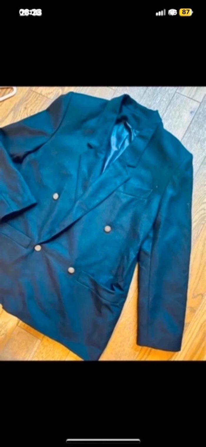Sublime veste de costume de grande qualité vintage authentique taille 40 - photo numéro 4