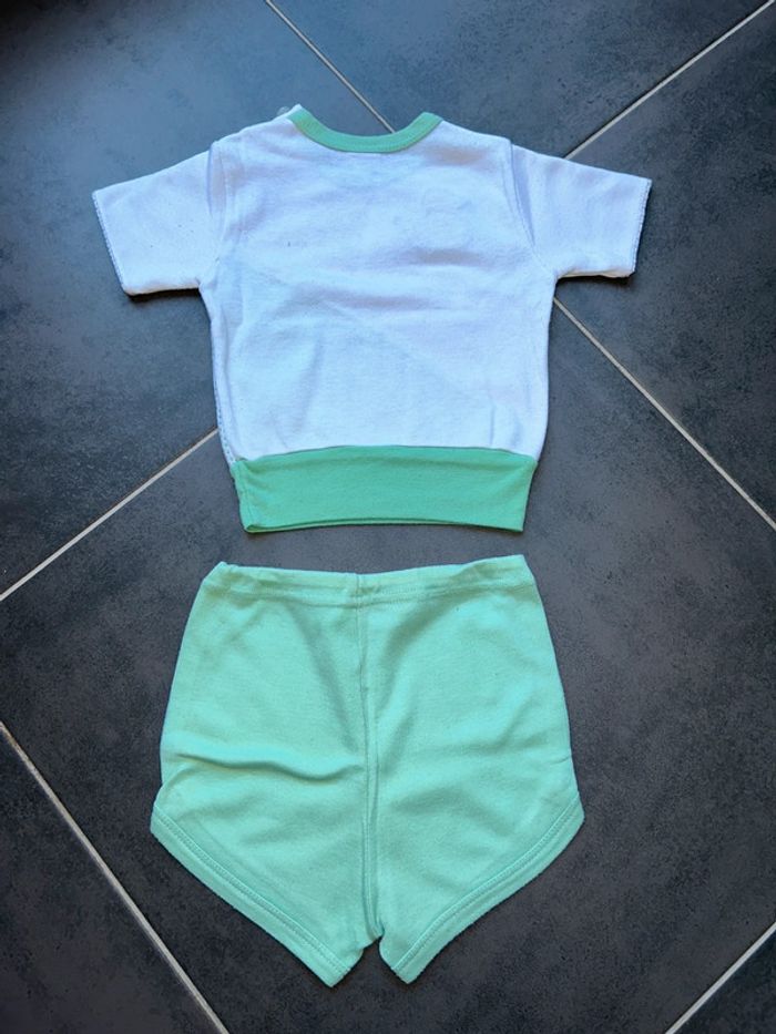 Vintage: Ensemble t-shirt et short bébé fille et/ou garçon - photo numéro 7