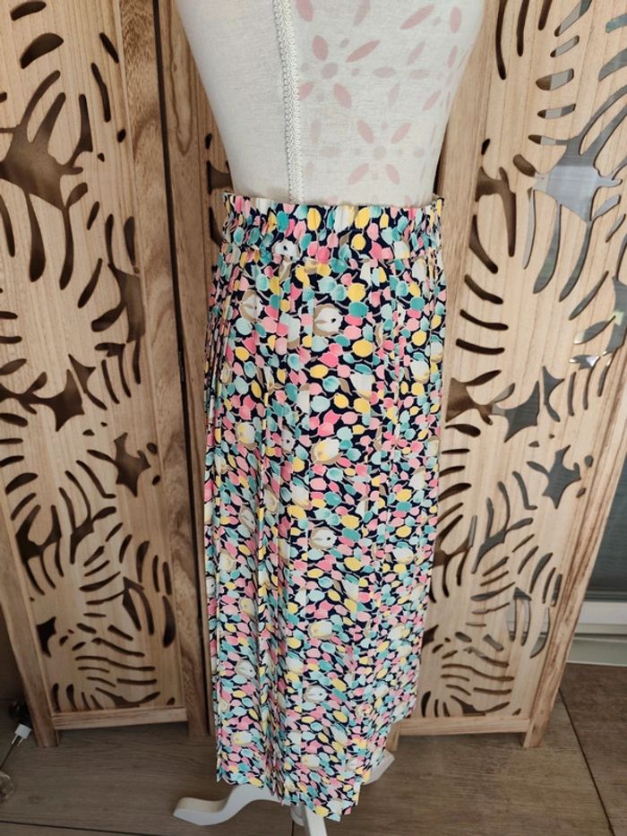 Jupe plissée imprimée tulipes Création Miss seven - photo numéro 8