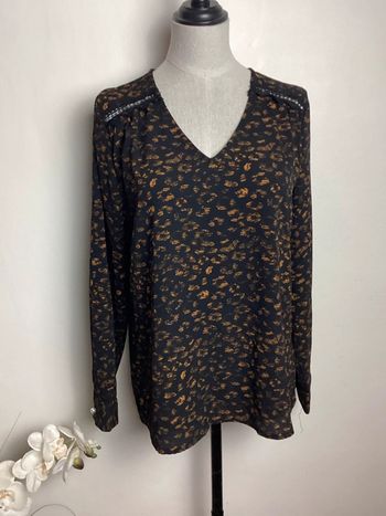 Blouse noire et orange Lili&Lala 38