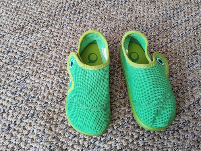 Chaussures aquatiques Aquashoes 100 bébé vertes - photo numéro 4