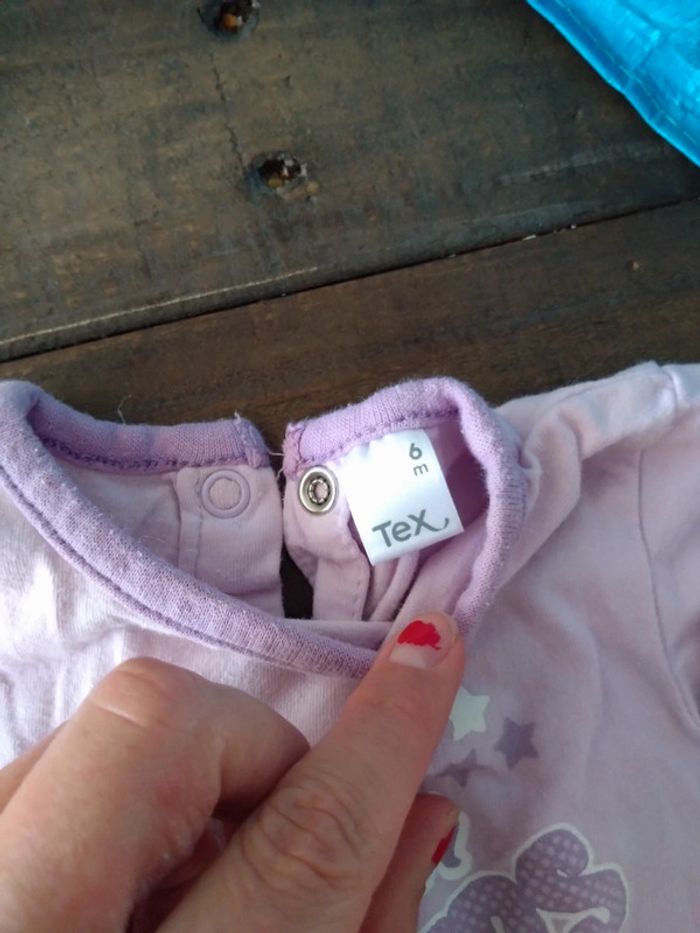 Lot de 4 combishort bébé fille 6 mois été - photo numéro 6