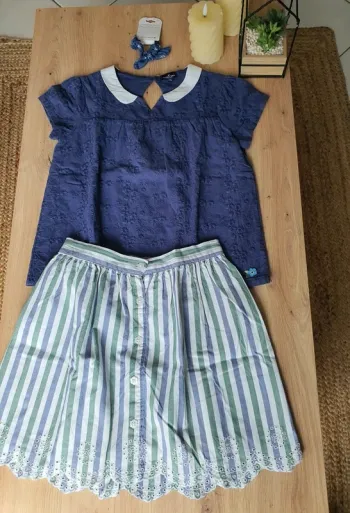 Ensemble sergent major Taille 10 ans 💙💚