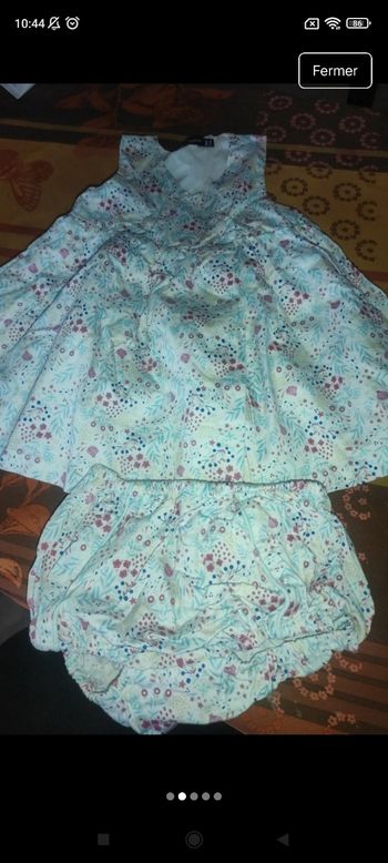 Très belle robe bébé sergent major e40