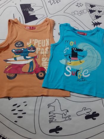 Lot débardeur