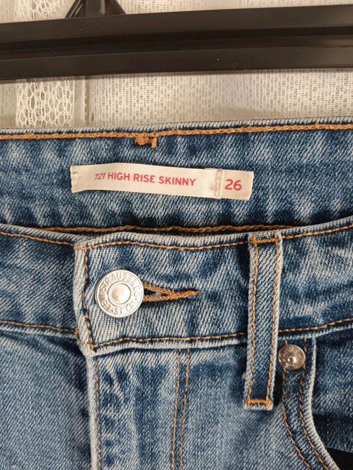 Levi's | 721 high rise skinny | W26 L32 - photo numéro 6