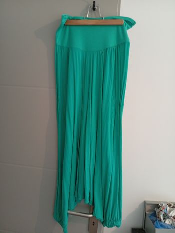 Pantalon femme sarouel taille élastique 