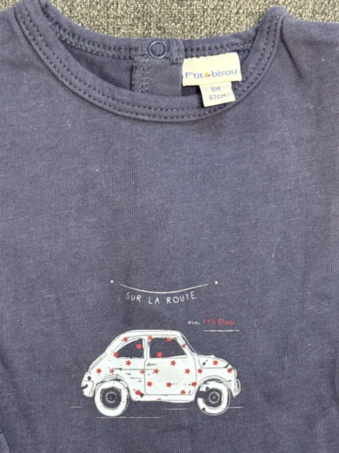 T-shirt Voitures 6 mois - photo numéro 2