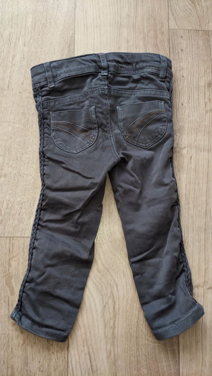 Jean slim gris foncé Catimini 12-18 Mois - photo numéro 6