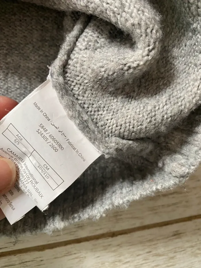 Pull hiver unisexe noël garçon ou fille 4/5ans - photo numéro 4