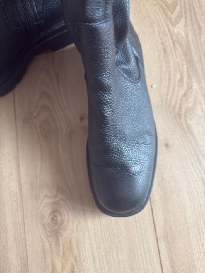 Cuissarde Jonak cuir noires 39 neuves - photo numéro 5