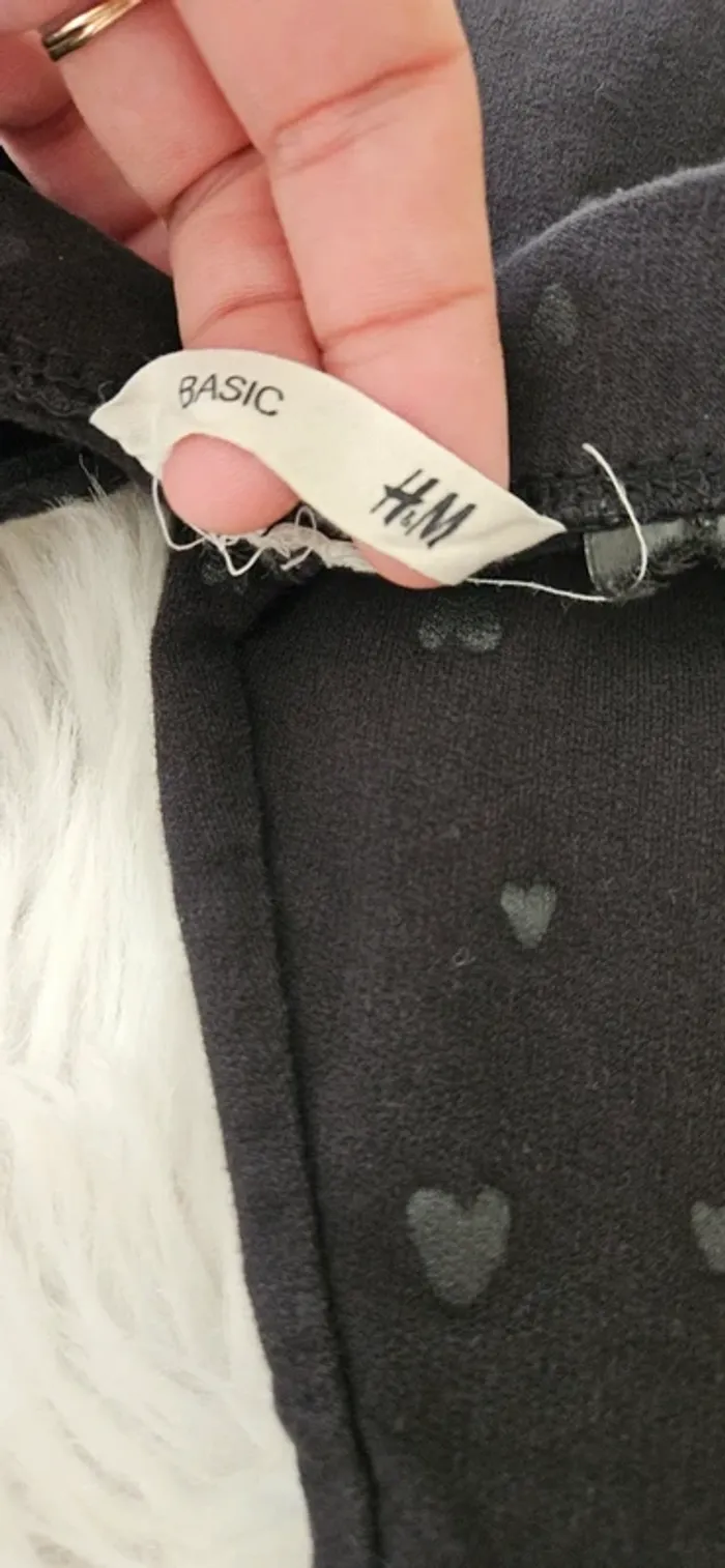 Legging cœur H&M 6 ans fille - photo numéro 2