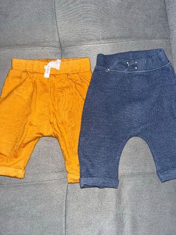 2 pantalon 3 mois