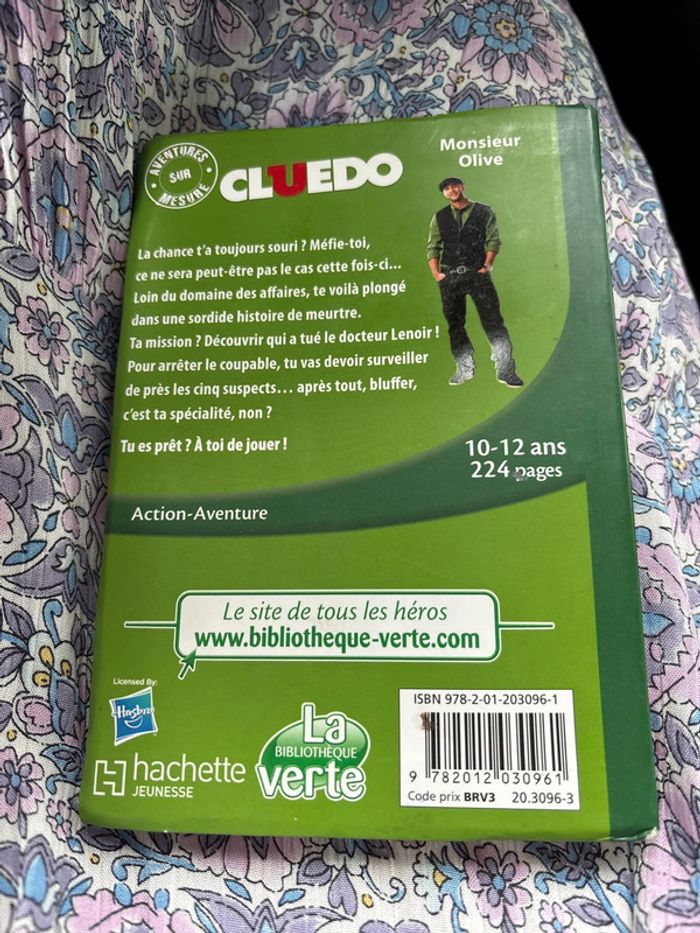 Livre enfant Cluedo Monsieur olive - photo numéro 2