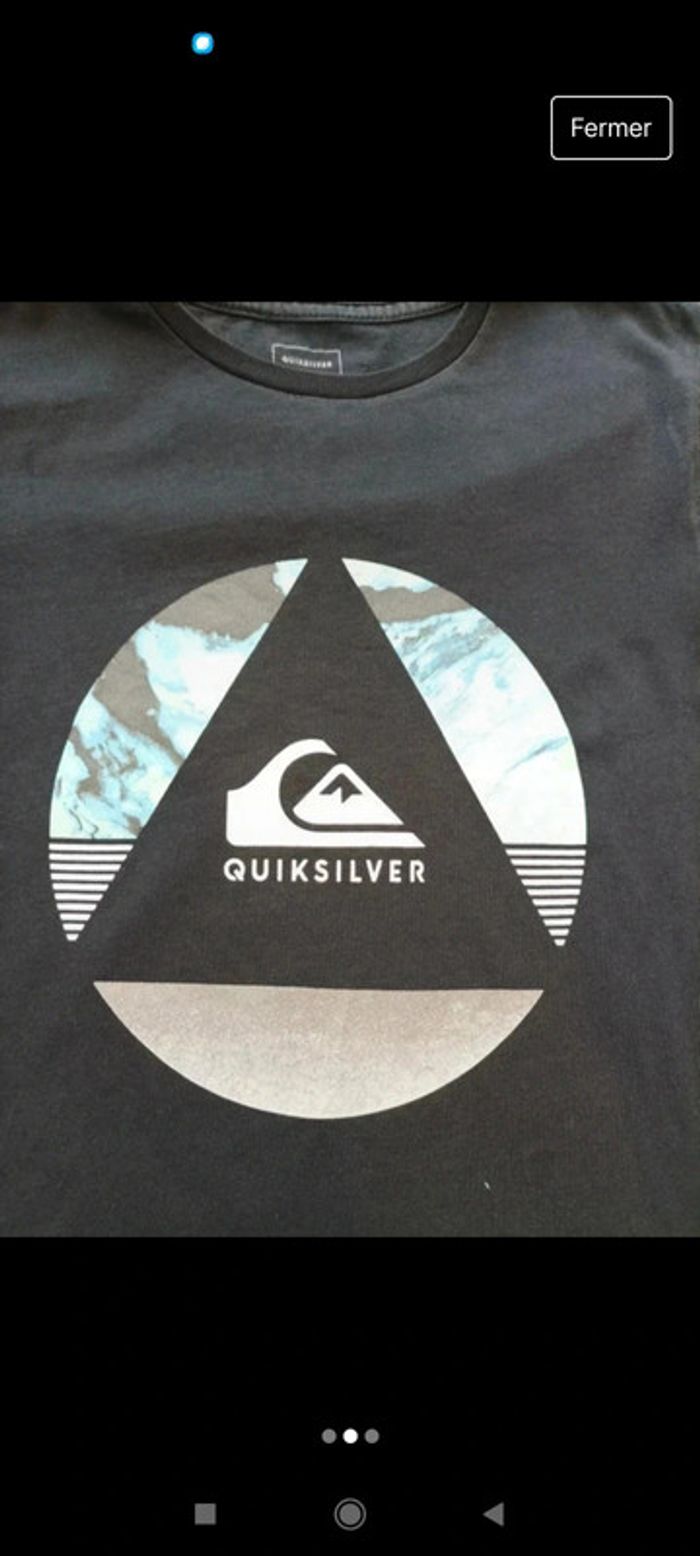 Joli tee-shirt Quiksilver garçon 12 ans - photo numéro 3