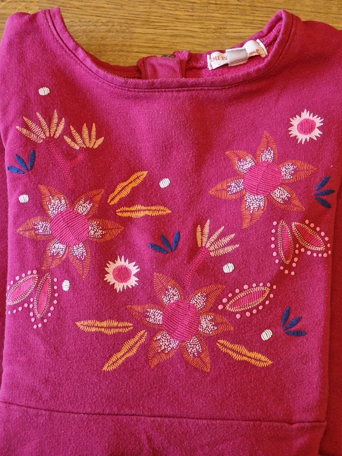 Robe Du Pareil au Même 5 ans fuschia - photo numéro 4