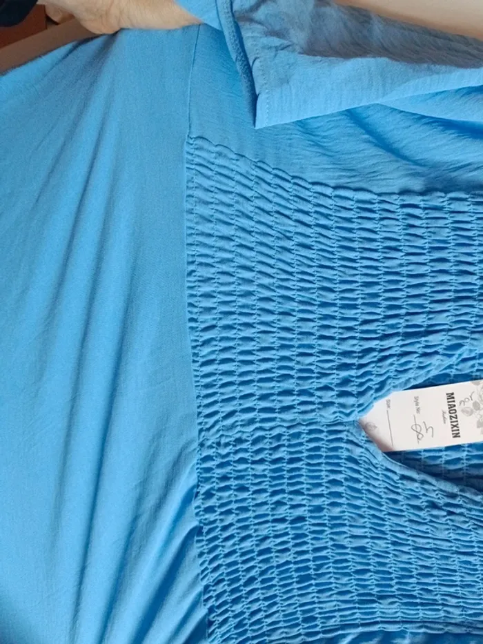Robe longue été bleu ciel - photo numéro 8