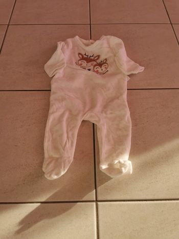 Pyjama velours 3 mois