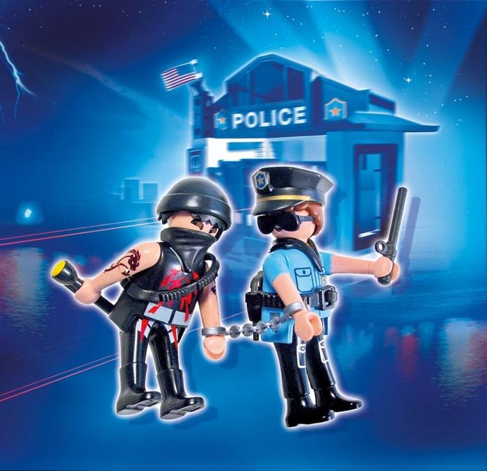 PLAYMOBIL 5816 Duo Pack Policier et bandit - photo numéro 3