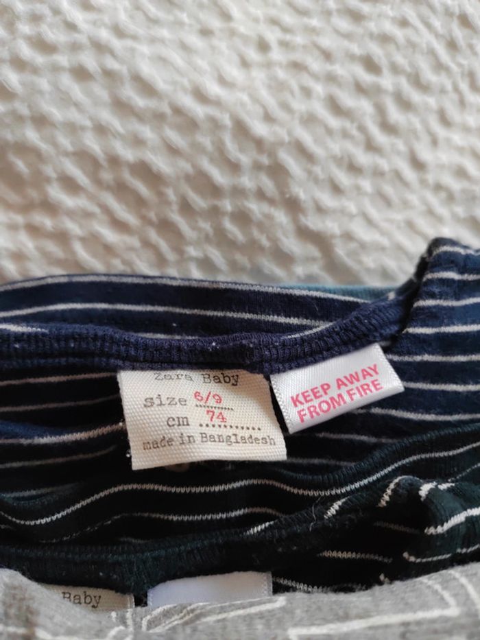 lot garçon zara 6-9 mois - photo numéro 7
