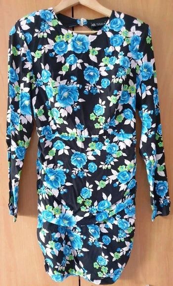 NEUF ! ROBE FLEURIE DOS NU - Taille L - ZARA