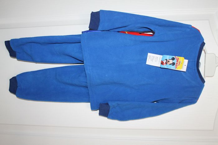 pyjama polaire mickey bleu 4 ans - photo numéro 2