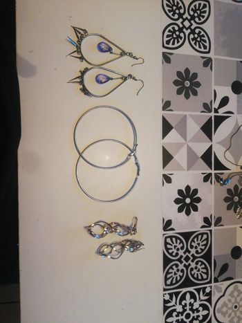 Boucle d'oreilles fantaisie