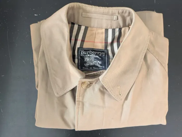 Paletot Miel Burberry 52 - photo numéro 5