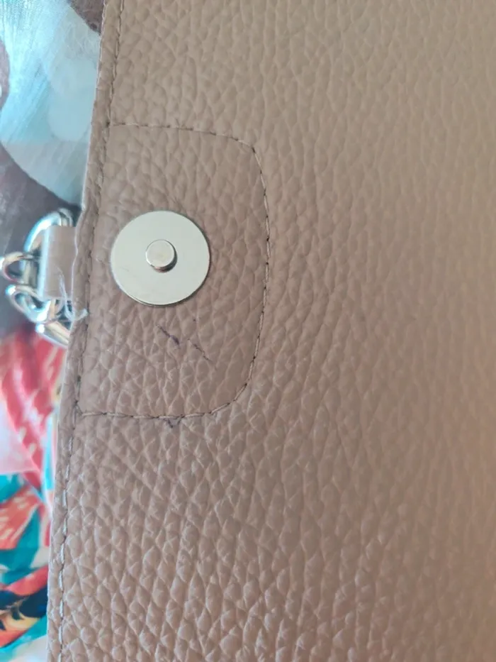 Sac bandoulière beige - photo numéro 4