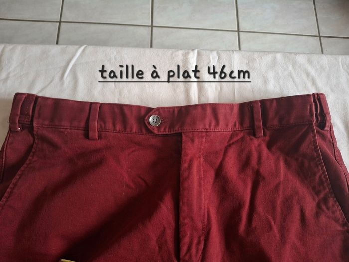 Chino bordeaux t46 - photo numéro 7