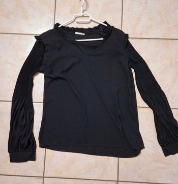 Haut blouse cache cache taille L 40 noire