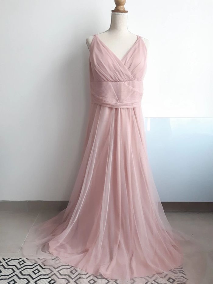 Robe longue rose Ever Pretty T56