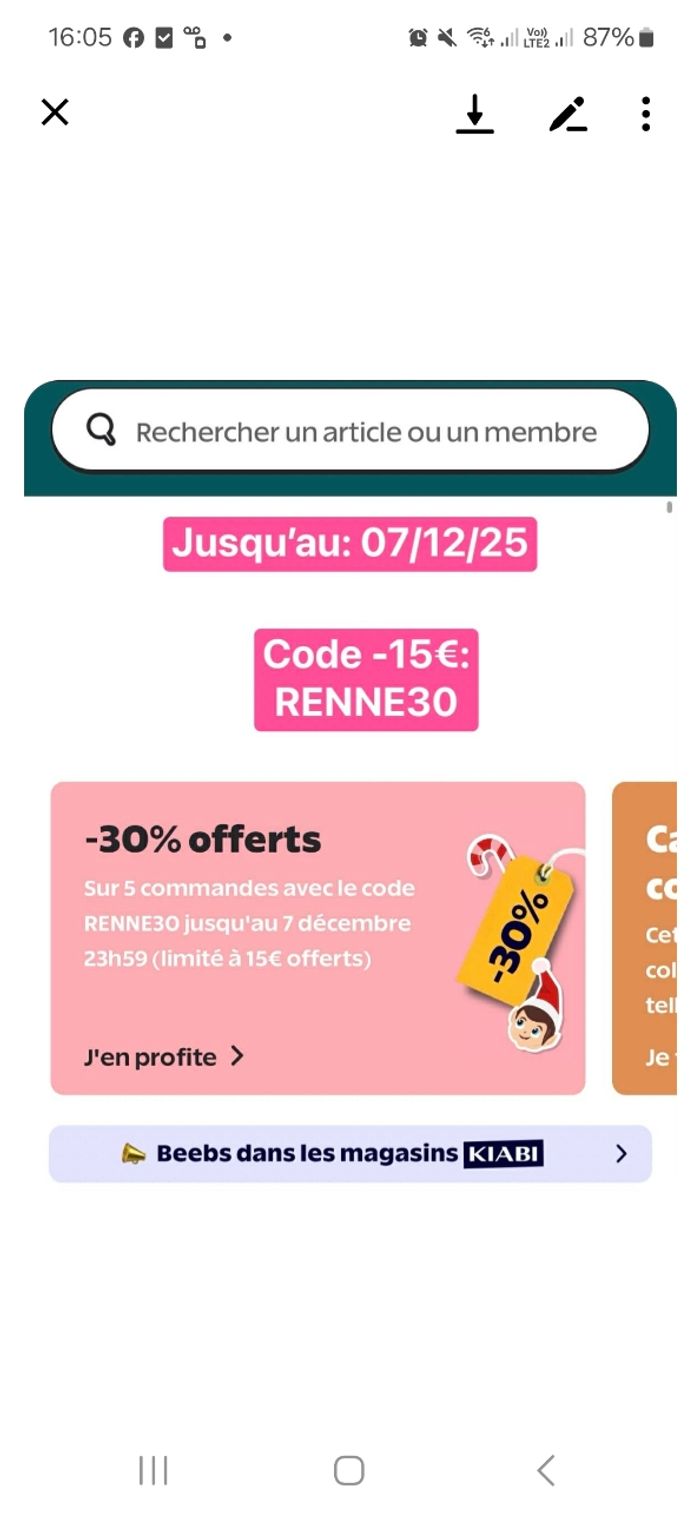 Couche jouet code réduction 15€