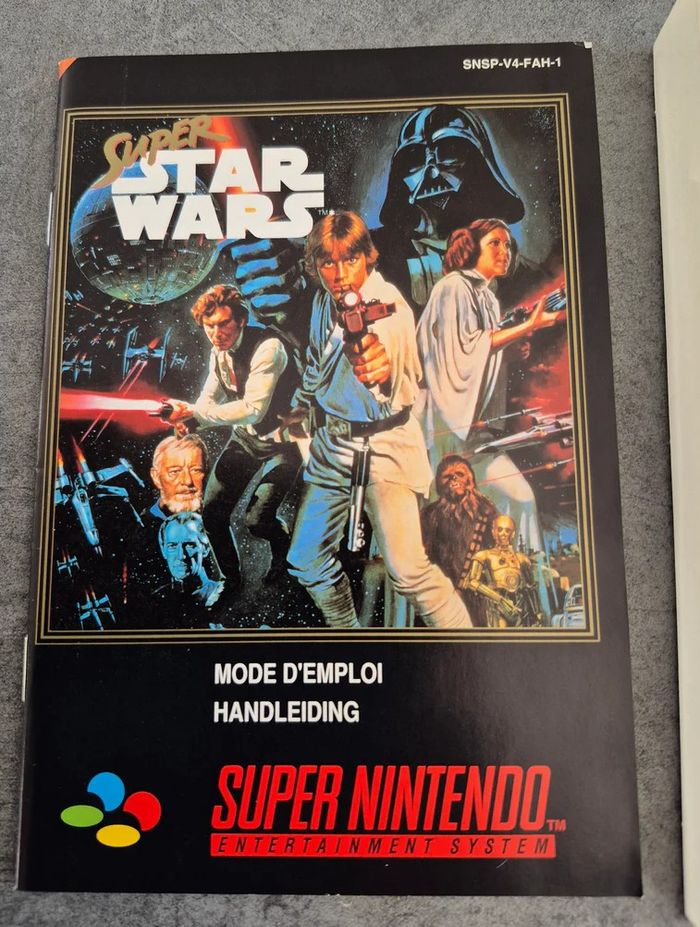 Super Nintendo SNES - Super Star Wars - Pal Fah - Complet - Excellent état - photo numéro 8