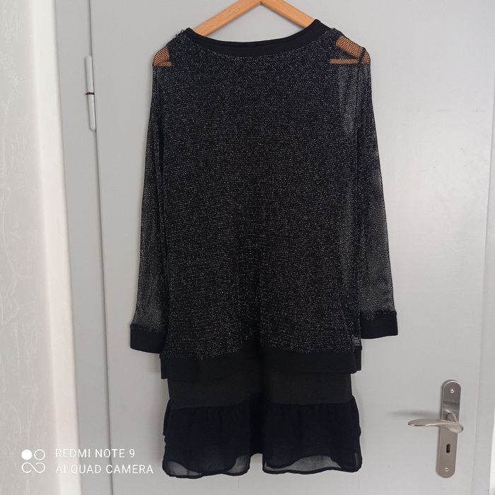 Robe noire résille t40 - photo numéro 8