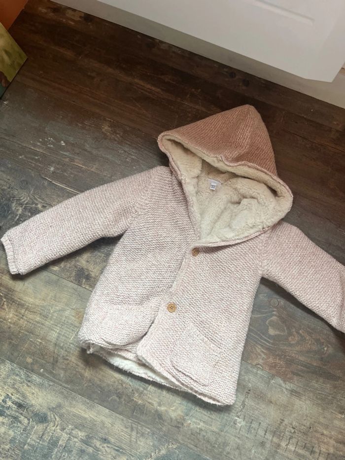 Gros gilet fourré ou manteau fourré 98cm - photo numéro 2