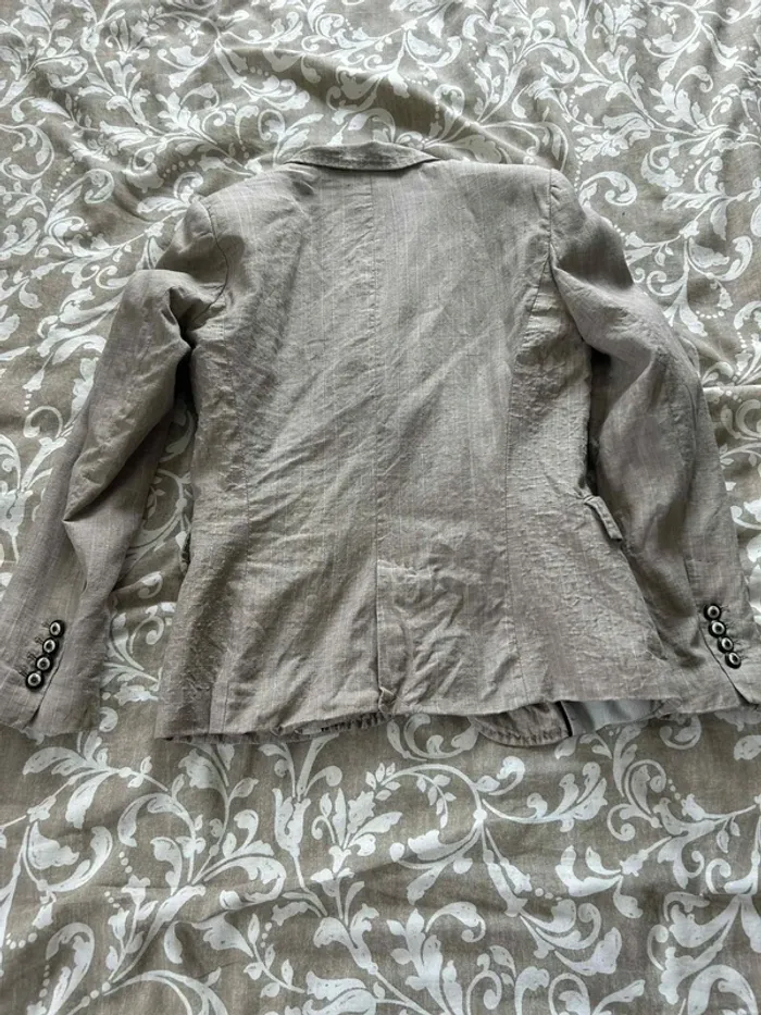 Blazer Zara gris - Taille M - photo numéro 2