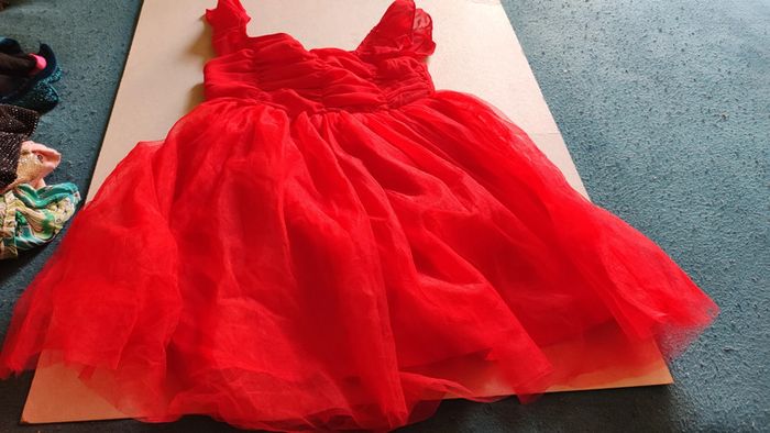 robe rouge 3 ans