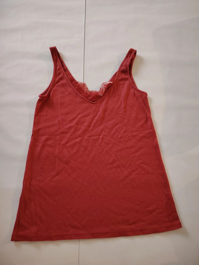 débardeur rouge 34