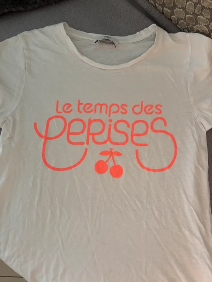 Tee shirt fille le temps des cerises