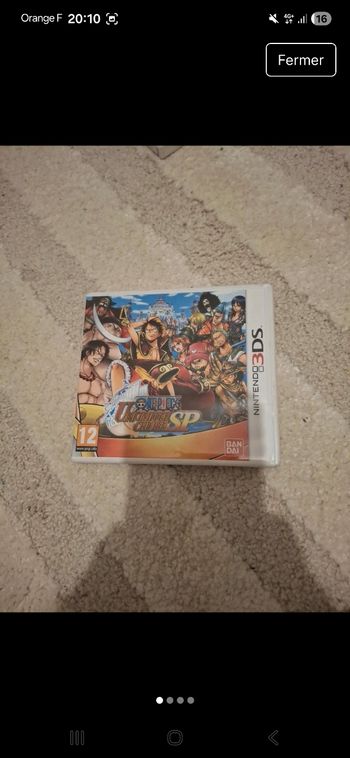 Jeu 3ds one piece unlimited Cruise sp