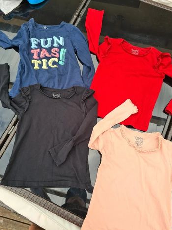 Lot t-shirt ML 7ans