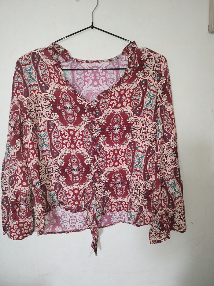 Blouse imprimée fluide - photo numéro 5