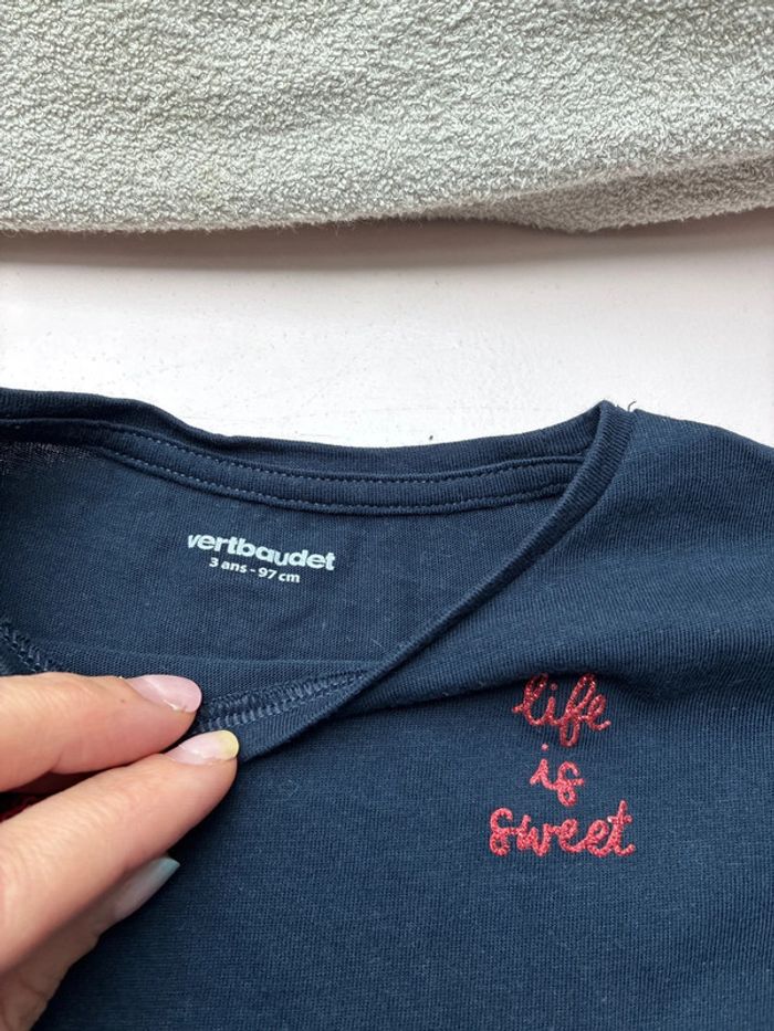Tee-shirt Vertbaudet 3ans - photo numéro 3