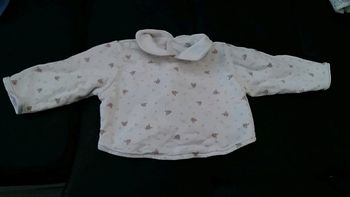 Petit pull mixte bébé col Mao 3 mois