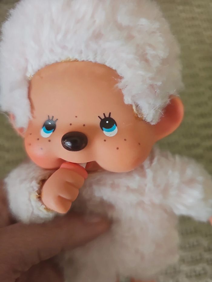 Peluche kiki rose pâle vintage - photo numéro 3