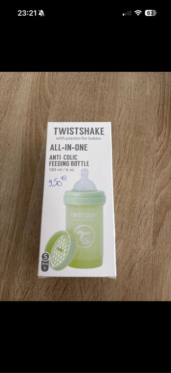 Biberon twistshake 180 ml - neuf