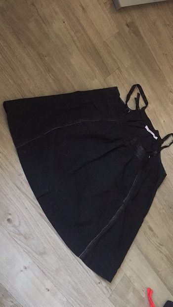 Débardeur coton et satin chic