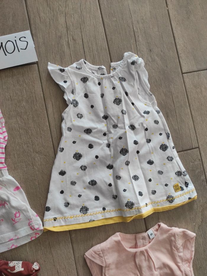 Lot de 3 robes été à motif 6 mois - photo numéro 4