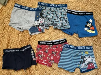 Lot de boxers 6 ans tbe Mickey pat patrouille
